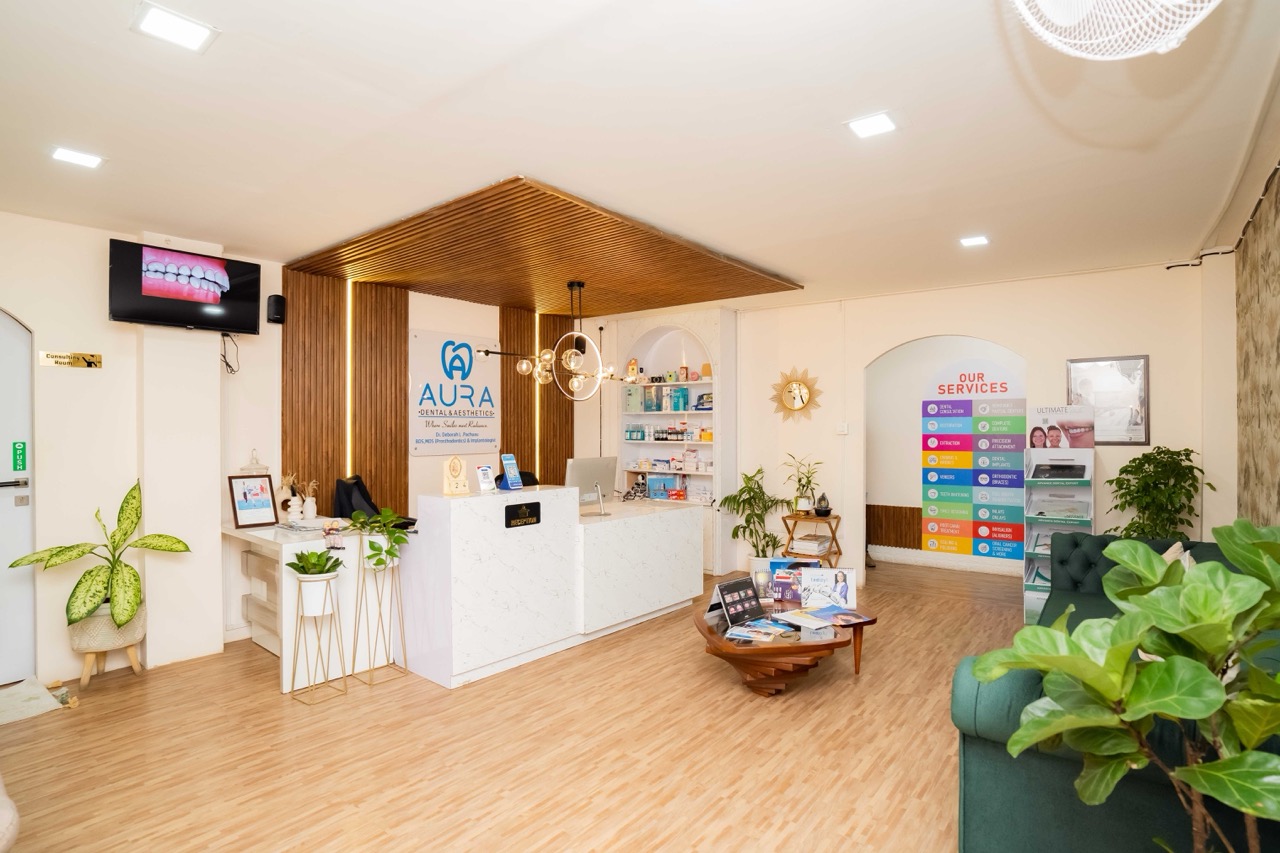 Interior of Aura Dental & Aesthetic Clinic - Reception Area